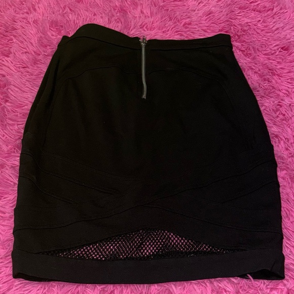 Guess Sleek Black Pencil Skirt Set Womens Size Large - Picture 6 of 11